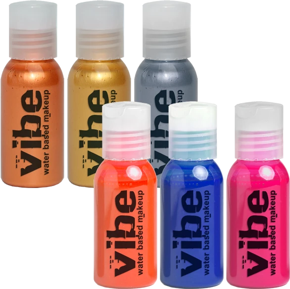 European Body Art Voda Airbrush 6-Packs 1oz. Face