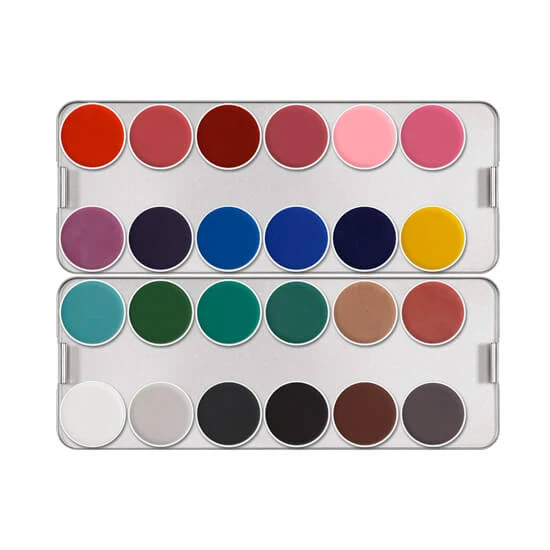 Kryolan Supracolor Palette 24 Colors AC (1008) Kryolan Professional Make-Up