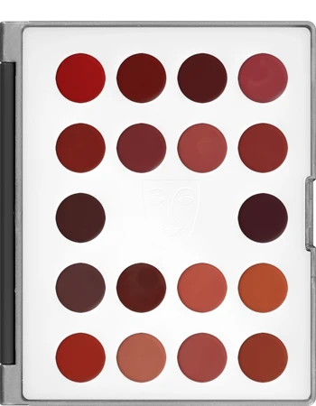 Kryolan Lip Rouge Mini-Palette 18 Colors Kryolan Professional Make-Up