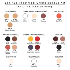 Ben Nye Theatrical Creme Makeup Kit