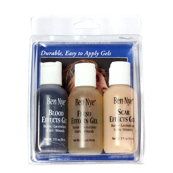 Ben Nye Effects Gel Wound Kit (Set Of 3)