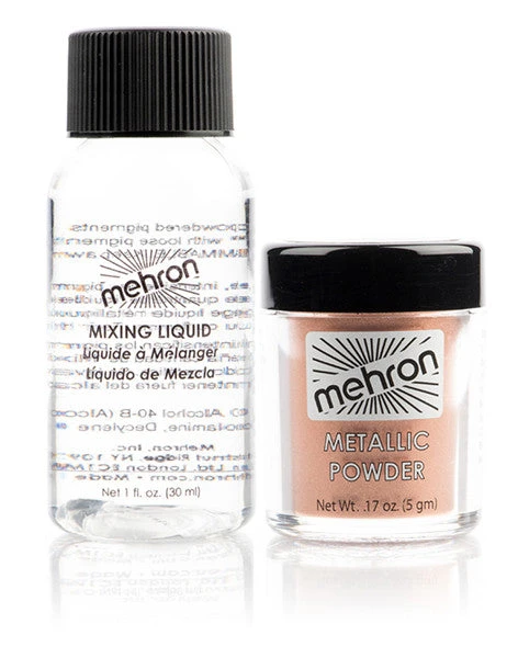 Mehron Metallic Powder With Mixing Liquid