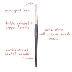 Smith Cosmetics 230 Quill Crease Brush Small Kits & Tools