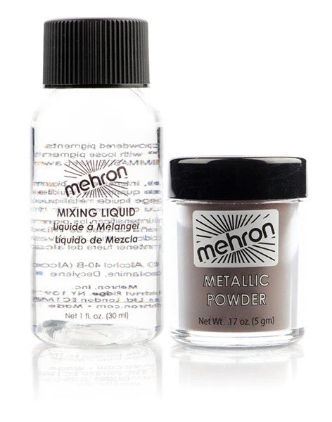 Mehron Metallic Powder With Mixing Liquid