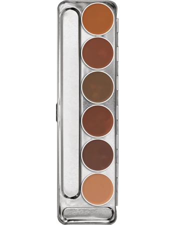 Kryolan Dermacolor Camouflage Creme Palette 6 Colors