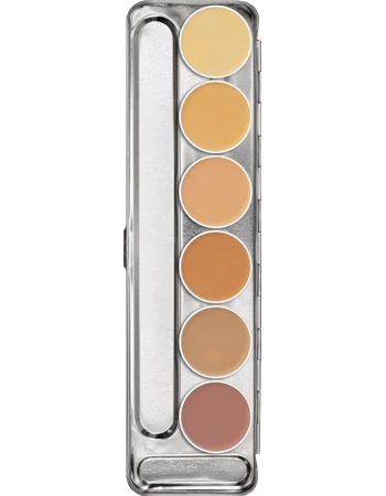 Kryolan Dermacolor Camouflage Creme Palette 6 Colors
