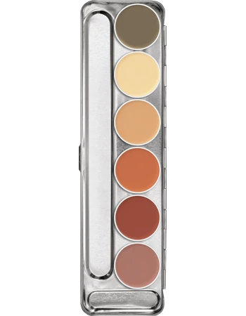 Kryolan Dermacolor Camouflage Creme Palette 6 Colors