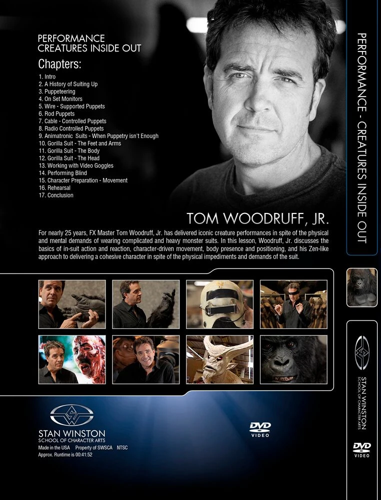 Kits & Tools Stan Winston Studio Performance - Creatures Inside & Out (DVD)