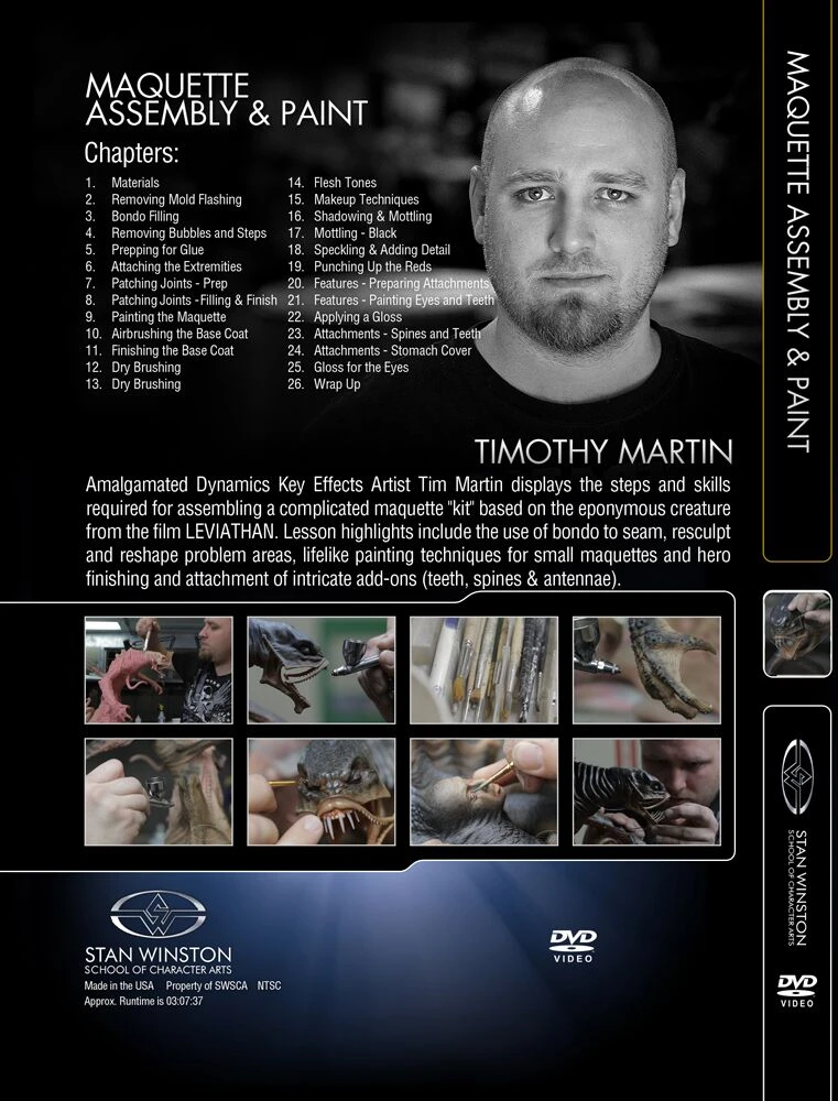 Kits & Tools Stan Winston Studio Maquette Assembly & Paint (DVD)
