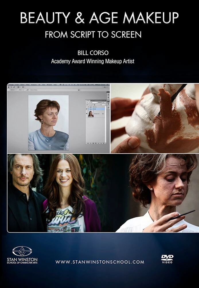 Kits & Tools Stan Winston Studio Beauty & Age Makeup - From Script To Screen (DVD)