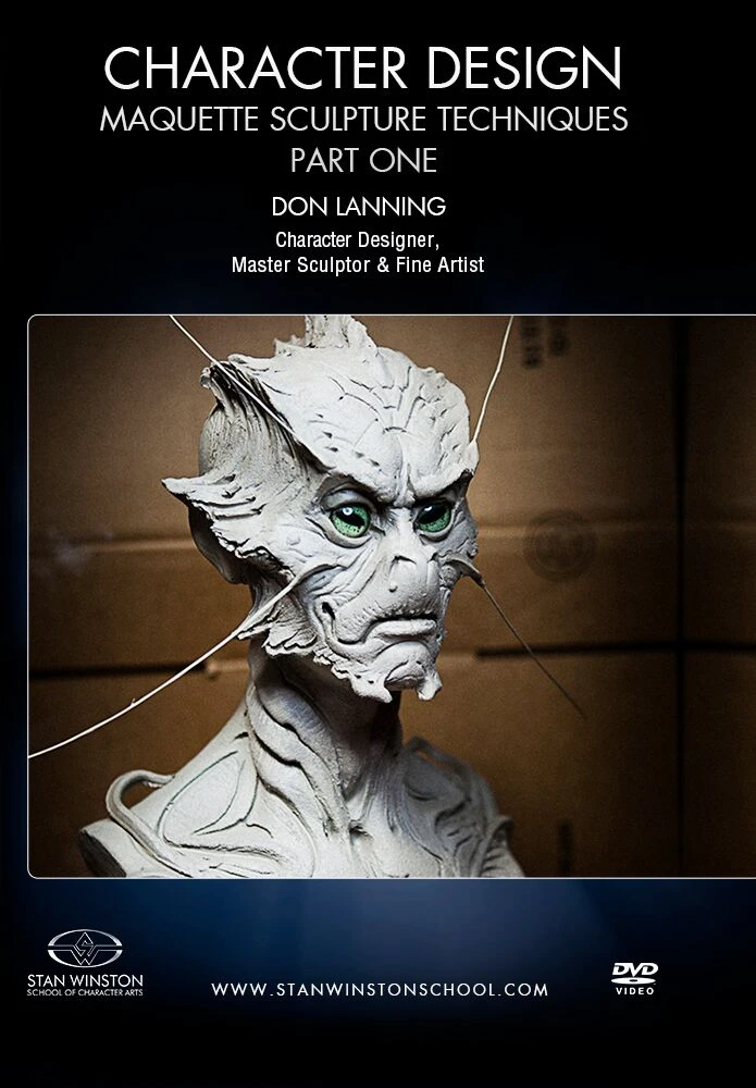 Kits & Tools Stan Winston Studio Character Design - Maquette Sculpture Techniques (DVD)