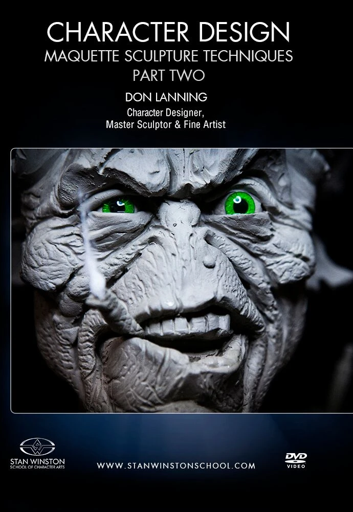 Kits & Tools Stan Winston Studio Character Design - Maquette Sculpture Techniques (DVD)