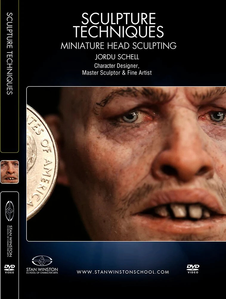 Stan Winston Studio Sculpture Techniques Miniature Head Sculpting (DVD) Kits & Tools