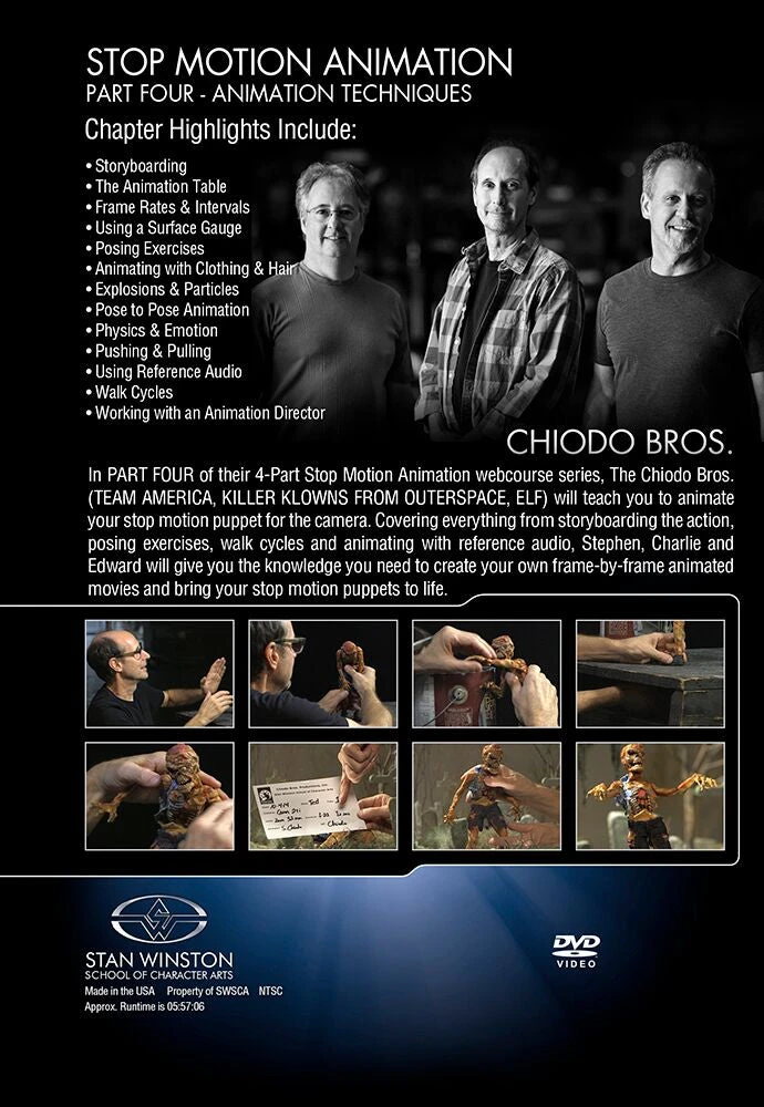 Stan Winston Studio Stop-Motion Character Performance (DVD) Kits & Tools