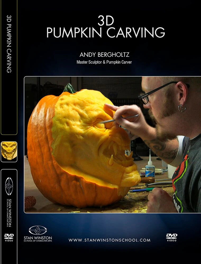 Kits & Tools Stan Winston Studio 3D Pumpkin Carving (DVD)