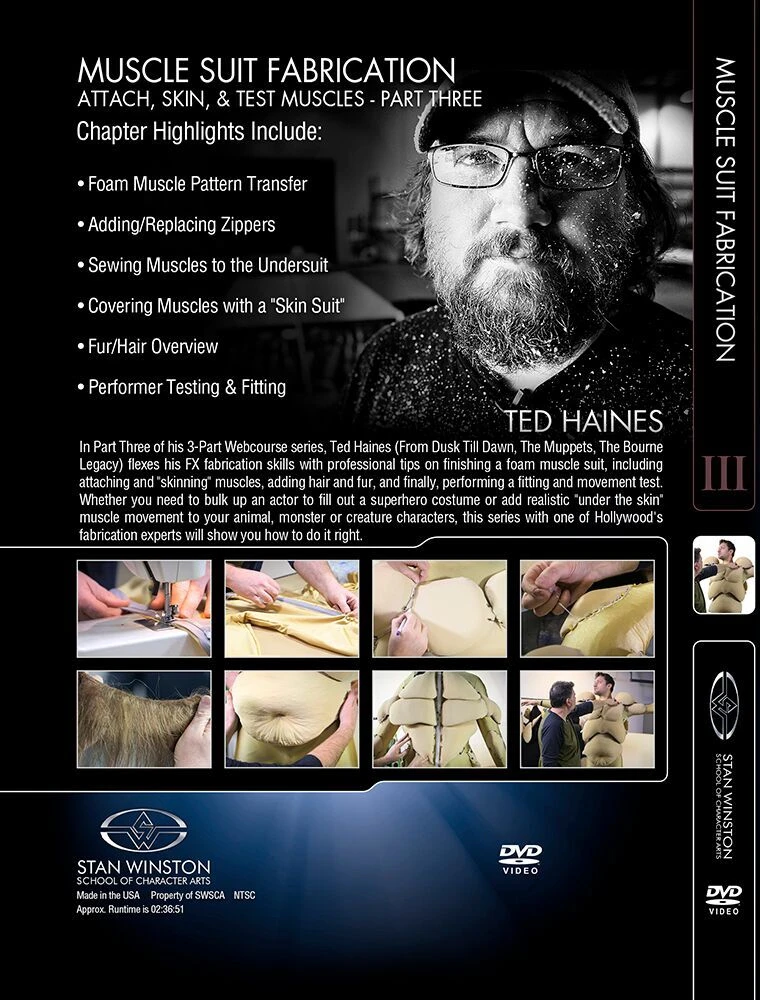 Stan Winston Studio Muscle Suit Fabrication (DVD)