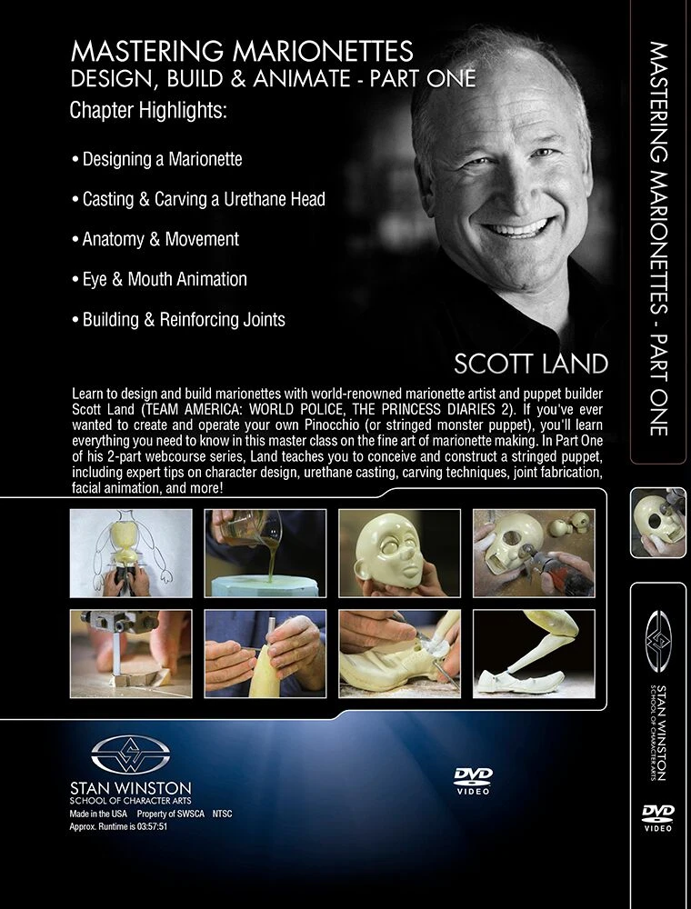 Stan Winston Studio Mastering Marionettes (DVD) Kits & Tools
