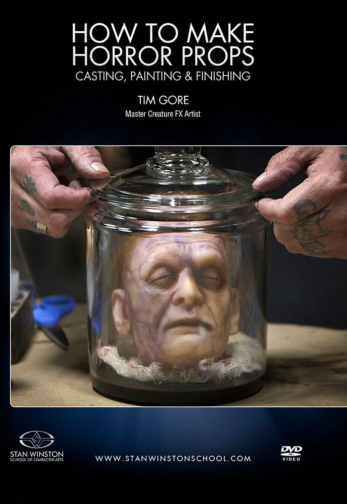 Stan Winston Studio How To Make Horror Props Casting, Painting, And Finishing (DVD) Kits & Tools
