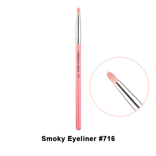 Bdellium Tools Pink Bambu Brushes For Eyes Kits & Tools