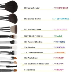 Bdellium Tools Studio I AM FIRST 10pc. Brush Set With Brush Holder (2nd Edition) Kits & Tools