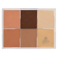 MAQ Pro Maqpro 6-color Fard Creme Foundation Palette Face