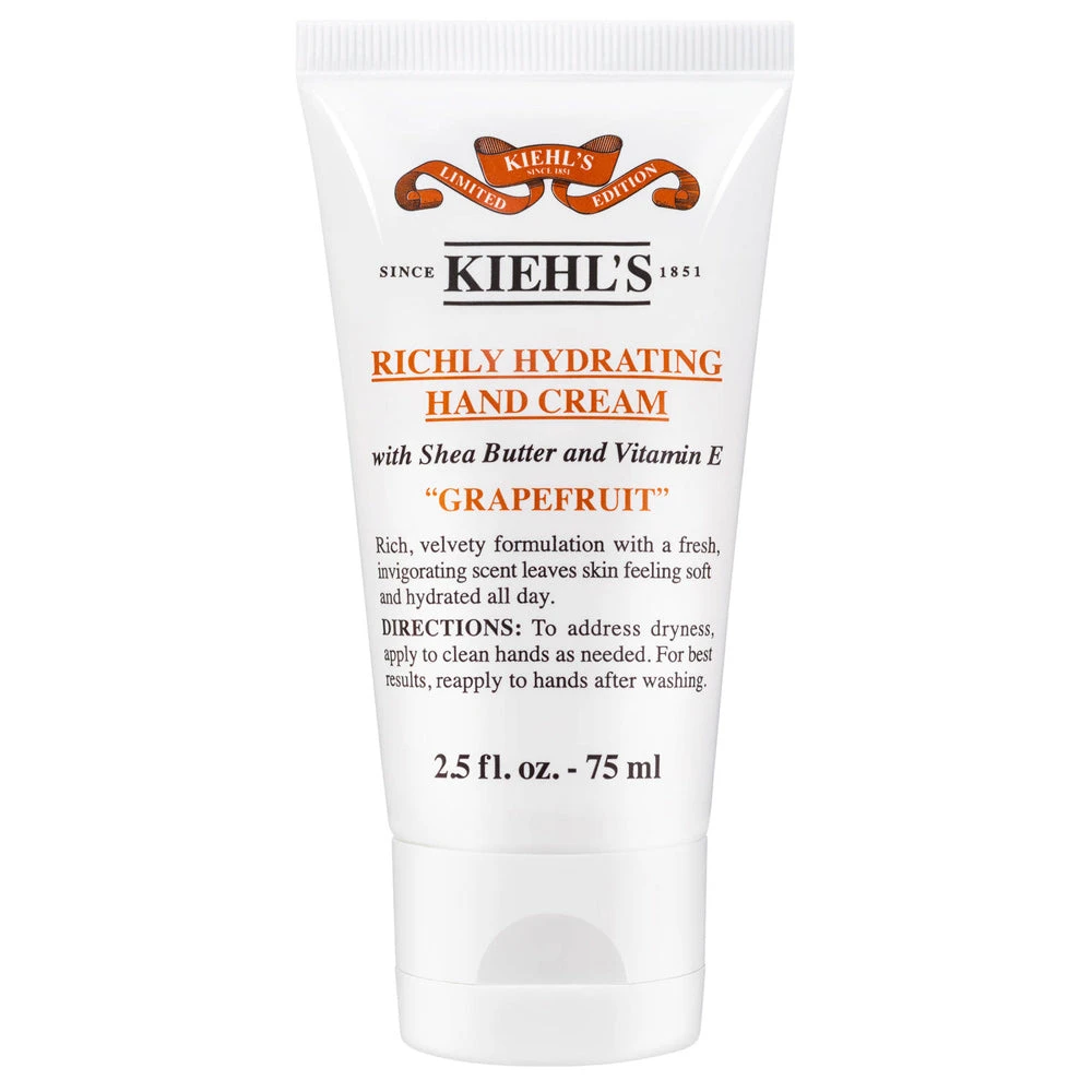 Skincare Kiehl's Since 1851 Richly Hydrating Scented Hand Cream Grapefruit