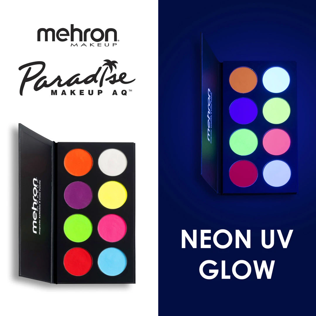 Mehron Paradise Makeup Neon UV Glow Palette
