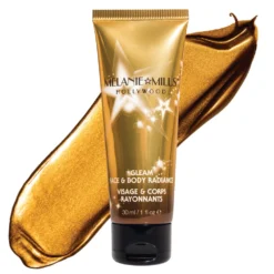 Melanie Mills Hollywood Gleam Face & Body Radiance 1oz.
