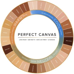 Temptu Perfect Canvas Hydra Lock Airbrush Foundation 6-pack Light/Medium Face