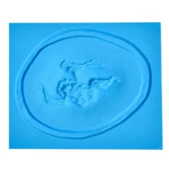 Prosthetic Transfer Material Kits & Tools P.T.M. Hi-Ro Self-Releasing Molds Zombie Cheek With Teeth (Right Side)