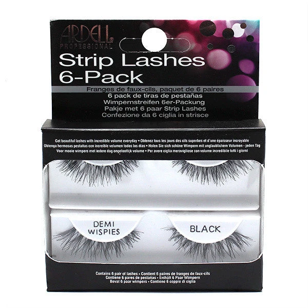 Ardell Lashes Ardell Professional Strip Lashes 6 Pack Demi Wispies - Black (60066) Eyes