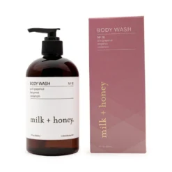 Skincare Milk + Honey Body Wash No. 16 (Pink Grapefruit, Bergamot, Cardamom) 12 Oz