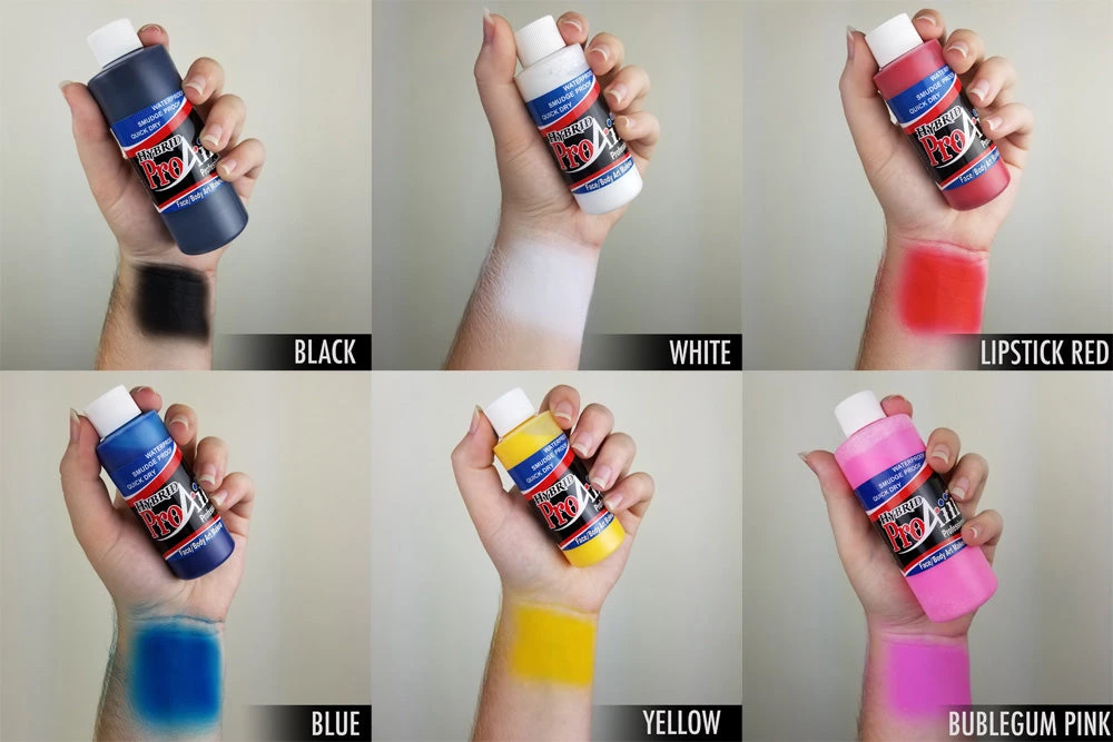 Face ProAiir Hybrid Waterproof Makeup Basic Color Kit (1.0 Oz)