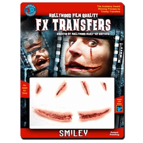 Tinsley Transfers Smiley - 3D FX Transfers Medium Special FX
