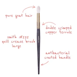 Smith Cosmetics 232 Quill Crease Brush Large