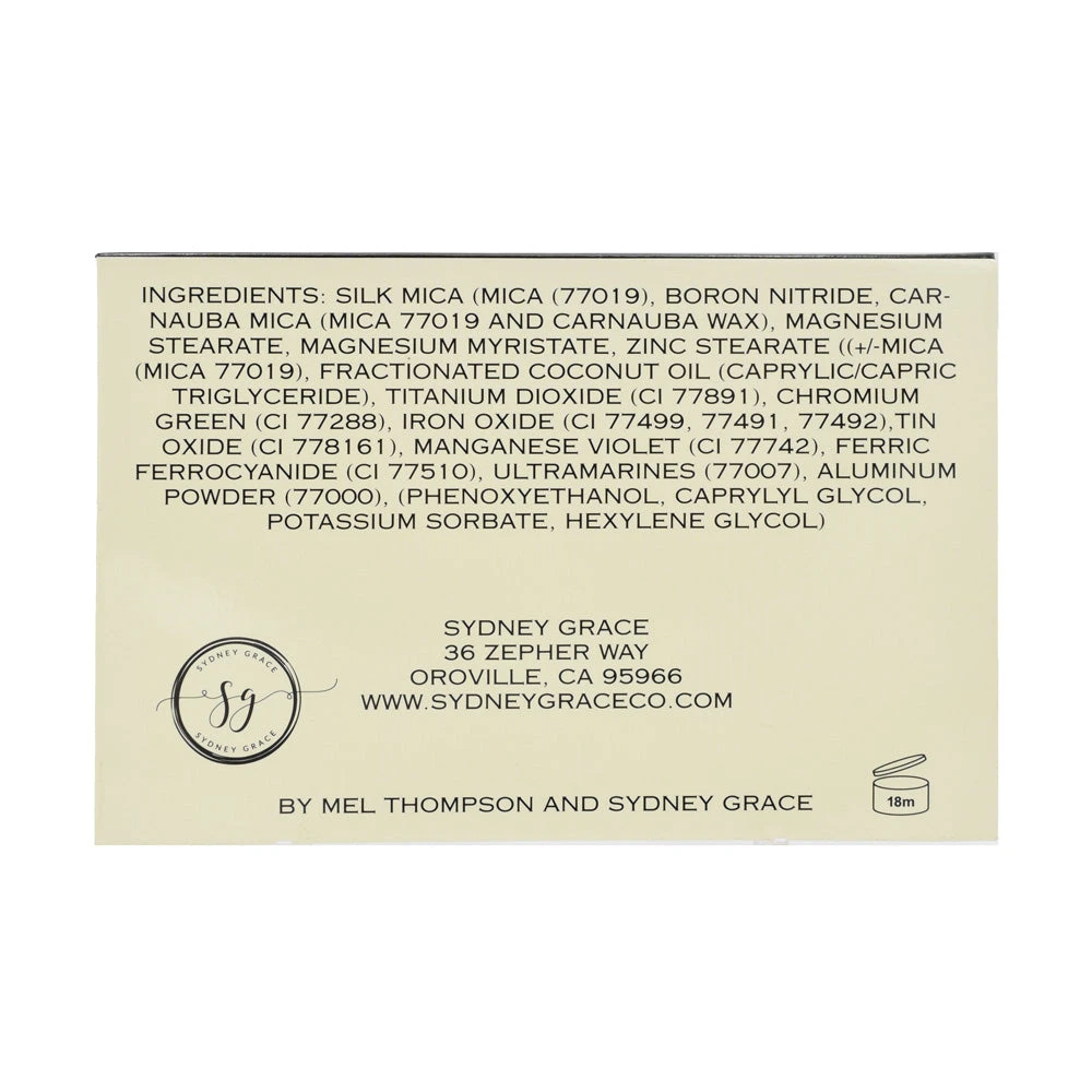 Sydney Grace Tiny Marvels Palette By Mel Thompson